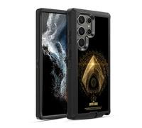 Head Case Designs sous Licence Officielle Justice League Movie Aquaman 2 Logos Étui Antichoc Ultra-Blindé Compatible avec Samsung Galaxy S22 Ultra 5G