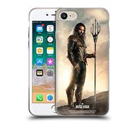 Head Case Designs sous Licence Officielle Justice League Movie Aquaman Character Posters Coque en Gel [Qualité Militaire] Compatible avec Apple iPhone 7/8 / SE 2020 & 2022 Et Compatible avec MagSafe