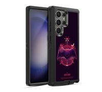 Head Case Designs sous Licence Officielle Justice League Movie Batman 2 Logos Étui Antichoc Ultra-Blindé Compatible avec Samsung Galaxy S23 Ultra 5G