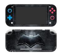 Head Case Designs sous Licence Officielle Justice League Movie Batman Logo Et Art De Personnage Vinyle Autocollant De Jeu Peau Autocollant Couverture Compatible avec Nintendo Switch Lite