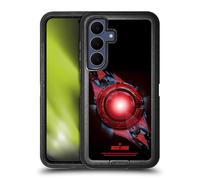 Head Case Designs sous Licence Officielle Justice League Movie Cyborg 2 Logos Étui Antichoc Ultra-Blindé Compatible avec Samsung Galaxy S25 FE