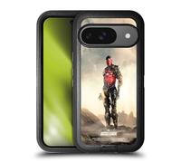 Head Case Designs sous Licence Officielle Justice League Movie Cyborg Affiches De Caractère Étui Antichoc Ultra-Blindé Compatible avec Google Pixel 9 / Pixel 9 Pro