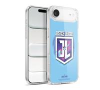 Head Case Designs sous Licence Officielle Justice League Movie JL Badge 2 Logos Coque en Gel [Protection de Qualité Militaire] Compatible avec Apple iPhone 17 Air Et Compatible avec MagSafe