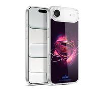 Head Case Designs sous Licence Officielle Justice League Movie Superman 2 Logos Coque en Gel [Protection de Qualité Militaire] Compatible avec Apple iPhone 17 Air Et Compatible avec MagSafe