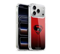 Head Case Designs sous Licence Officielle Justice League Movie Vol Rouge et Noir Superman Art Logo Coque en Gel [Qualité Militaire] Compatible avec Apple iPhone 17 Pro Max Et Compatible avec MagSafe