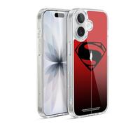 Head Case Designs sous Licence Officielle Justice League Movie Vol Rouge et Noir Superman Art Logo Coque en Gel [Qualité Militaire] Compatible avec Apple iPhone 17 Et Compatible avec MagSafe