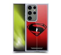 Head Case Designs sous Licence Officielle Justice League Movie Vol Rouge et Noir Superman Art Logo Coque en Gel [Protection de Qualité Militaire] Compatible avec Samsung Galaxy S23 Ultra 5G
