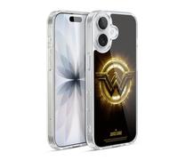 Head Case Designs sous Licence Officielle Justice League Movie Wonder Woman 2 Logos Coque en Gel [Protection de Qualité Militaire] Compatible avec Apple iPhone 17 Et Compatible avec MagSafe