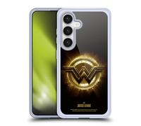 Head Case Designs sous Licence Officielle Justice League Movie Wonder Woman 2 Logos Coque en Gel [Protection de Qualité Militaire] Compatible avec Samsung Galaxy S24 5G Et Compatible avec MagSafe