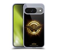Head Case Designs sous Licence Officielle Justice League Movie Wonder Woman 2 Logos Coque en Gel [Qualité Militaire] Compatible avec Google Pixel 9 / Pixel 9 Pro Et Compatible avec MagSafe