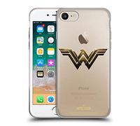 Head Case Designs sous Licence Officielle Justice League Movie Wonder Woman Logos Coque en Gel [Qualité Militaire] Compatible avec Apple iPhone 7/8 / SE 2020 & 2022 Et Compatible avec MagSafe