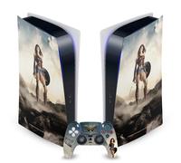 Head Case Designs Sous Licence Officielle Justice League Movie Wonder Woman Poster Logo Et Art De Personnage Vinyle Plaque Frontale Autocollant De Jeu Peau Compatible avec Sony PS5 Digital & DualSense