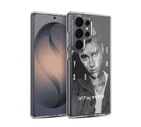 Head Case Designs sous Licence Officielle Justin Bieber Amour Vous-Même Objective B&w Coque en Gel [Protection de Qualité Militaire] Compatible avec Samsung Galaxy S26 Ultra