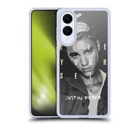 Head Case Designs sous Licence Officielle Justin Bieber Amour Vous-Même Objective B&w Coque en Gel [Protection de Qualité Militaire] Compatible avec Samsung Galaxy S25 Edge