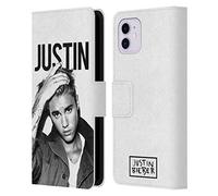 Head Case Designs sous Licence Officielle Justin Bieber Calendrier Noir Et Blanc Objectif Étui Portefeuille en Cuir Compatible avec Apple iPhone 11