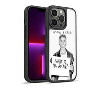 Head Case Designs sous Licence Officielle Justin Bieber Ce Qui Vous Voulez Dire Photo Objectif Coque en Gel renforcée [Protection de Qualité Militaire] Compatible avec Apple iPhone 13 Pro