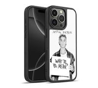 Head Case Designs sous Licence Officielle Justin Bieber Ce Qui Vous Voulez Dire Photo Objectif Coque en Gel renforcée [Protection de Qualité Militaire] Compatible avec Apple iPhone 16 Pro