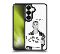 Head Case Designs sous Licence Officielle Justin Bieber Ce Qui Vous Voulez Dire Photo Objectif Coque en Gel renforcée [Protection de Qualité Militaire] Compatible avec Samsung Galaxy S25