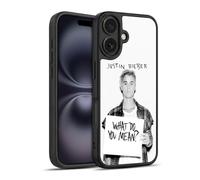 Head Case Designs sous Licence Officielle Justin Bieber Ce Qui Vous Voulez Dire Photo Objectif Coque en Gel renforcée [Protection de Qualité Militaire] Compatible avec Apple iPhone 16