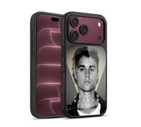 Head Case Designs sous Licence Officielle Justin Bieber Ce Qui Vous Voulez Dire Tir Objective B&w Coque en Gel renforcée [Protection de Qualité Militaire] Compatible avec Apple iPhone 18 Pro