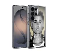 Head Case Designs sous Licence Officielle Justin Bieber Ce Qui Vous Voulez Dire Tir Objective B&w Coque en Gel [Protection de Qualité Militaire] Compatible avec Samsung Galaxy S26 Ultra
