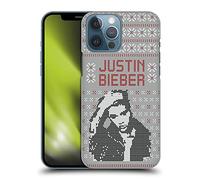 Head Case Designs sous Licence Officielle Justin Bieber Image De Calendrier Noël Tricoté Coque Dure pour l'arrière Compatible avec Apple iPhone 13 Pro Max