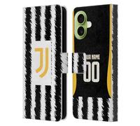 Head Case Designs sous Licence Officielle Juventus Football Club Coutume Personnalisé Accueil 2023/24 Kit de Match Étui Portefeuille en Cuir Compatible avec Apple iPhone 17