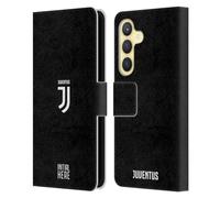 Head Case Designs sous Licence Officielle Juventus Football Club Coutume Personnalisé Crête Simple Graphiques Coque en Cuir à Portefeuille Compatible avec Samsung Galaxy S24 5G