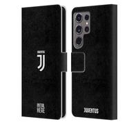 Head Case Designs sous Licence Officielle Juventus Football Club Coutume Personnalisé Crête Simple Graphiques Coque en Cuir à Portefeuille Compatible avec Samsung Galaxy S24 Ultra 5G