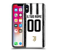Head Case Designs sous Licence Officielle Juventus Football Club Coutume Personnalisé Maison 2020/21 Kit De Course Coque Dure pour l'arrière Compatible avec Apple iPhone X/iPhone XS