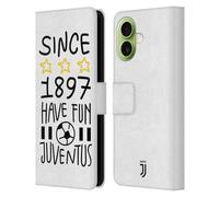 Head Case Designs sous Licence Officielle Juventus Football Club Depuis 1897 2 Enfants Étui Portefeuille en Cuir Compatible avec Apple iPhone 17