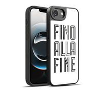 Head Case Designs sous Licence Officielle Juventus Football Club Fino Alla Fine Blanc Type Coque en Gel renforcée [Protection de Qualité Militaire] Compatible avec Apple iPhone 16e / iPhone 17e