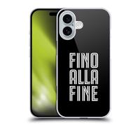 Head Case Designs sous Licence Officielle Juventus Football Club Fino Alla Fine Noir Type Coque Dure pour l'arrire Compatible avec Apple iPhone