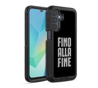 Head Case Designs sous Licence Officielle Juventus Football Club Fino Alla Fine Noir Type Étui Antichoc Ultra-Blindé Compatible avec Samsung Galaxy A16 5G