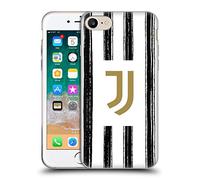 Head Case Designs sous Licence Officielle Juventus Football Club Home 2020/21 Kit de Match Coque en Gel Doux Compatible avec Apple iPhone 7/8 / SE 2020 & 2022