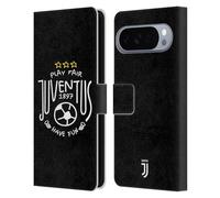 Head Case Designs sous Licence Officielle Juventus Football Club Jouer Un Franc Jeu Enfants Étui Portefeuille en Cuir Compatible avec Google Pixel 10 Pro XL