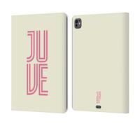 Head Case Designs sous Licence Officielle Juventus Football Club Juve Inline Collection Graphique Étui Portefeuille en Cuir Compatible avec Apple iPad Pro 13 M4/M5 2024/2025