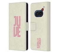 Head Case Designs sous Licence Officielle Juventus Football Club Juve Inline Collection Graphique Étui Portefeuille en Cuir Compatible avec Nothing Phone (2a)