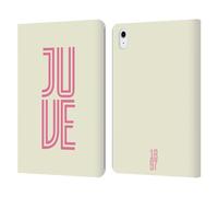 Head Case Designs sous Licence Officielle Juventus Football Club Juve Inline Collection Graphique Étui Portefeuille en Cuir Compatible avec Apple iPad Air 11 2020/2022/2024/2025