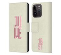 Head Case Designs sous Licence Officielle Juventus Football Club Juve Inline Collection Graphique Étui Portefeuille en Cuir Compatible avec Apple iPhone 15 Pro