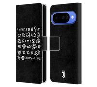 Head Case Designs sous Licence Officielle Juventus Football Club Life's A Game 2 Enfants Étui Portefeuille en Cuir Compatible avec Google Pixel 10