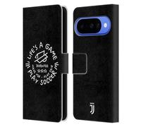 Head Case Designs sous Licence Officielle Juventus Football Club Life's A Game Enfants Étui Portefeuille en Cuir Compatible avec Google Pixel 10