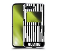 Head Case Designs sous Licence Officielle Juventus Football Club Rayures Déformées Collection Graphique Coque Dure pour l'arrière Compatible avec Motorola Razr 2022