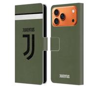 Head Case Designs sous Licence Officielle Juventus Football Club Third 2017/18 Kit de Course Étui Portefeuille en Cuir Compatible avec Apple iPhone 17 Pro Max