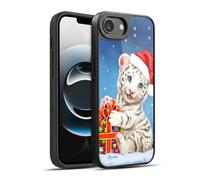 Head Case Designs sous Licence Officielle Kayomi Harai Cadeau De Noël White Tiger Animaux Et Fantaisie Coque en Gel renforcée [Qualité Militaire] Compatible avec Apple iPhone 16e / iPhone 17e