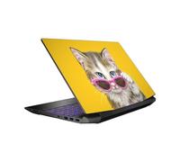 Head Case Designs sous Licence Officielle Kayomi Harai Chat Cool Art Graphique Vinyle Autocollant Peau Autocollant Couverture Compatible avec HP Pavilion 15.6" 15-dk0047TX