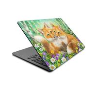 Head Case Designs sous Licence Officielle Kayomi Harai Couple de Renards dans la Forêt Art Graphique Vinyle Autocollant Peau Compatible avec MacBook Air 13.6" A2681/A3113/A3240 2022/2024/2025