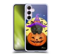 Head Case Designs sous Licence Officielle Kayomi Harai Halloween avec Chat Animaux Et Fantaisie Coque en Gel [Protection de Qualité Militaire] Compatible avec Samsung Galaxy A35 5G