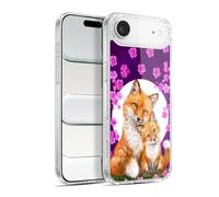 Head Case Designs sous Licence Officielle Kayomi Harai Mère Et Bébé Fox Animaux Et Fantaisie Coque en Gel [Qualité Militaire] Compatible avec Apple iPhone 17 Air Et Compatible avec MagSafe