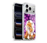 Head Case Designs sous Licence Officielle Kayomi Harai Mère Et Bébé Fox Animaux Et Fantaisie Coque en Gel [Qualité Militaire] Compatible avec Apple iPhone 17 Pro Max Et Compatible avec MagSafe